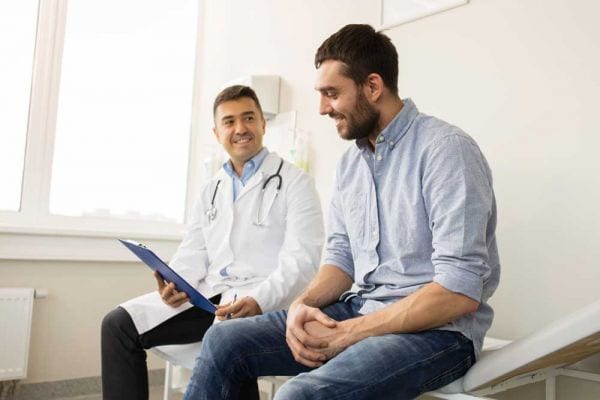 goodencenter-ten-Ways-to-Track-Your-Mental-Health-photo-of--young-man-patient-meeting-at-hospital